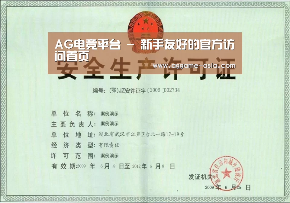 AG视讯荣誉证书三