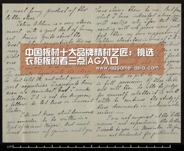 中国板材十大品牌精材艺匠:挑选衣柜板材看三点|AG入口(图2) 中国板材十大品牌精材艺匠:挑选衣柜板材看三点|AG入口(图2)